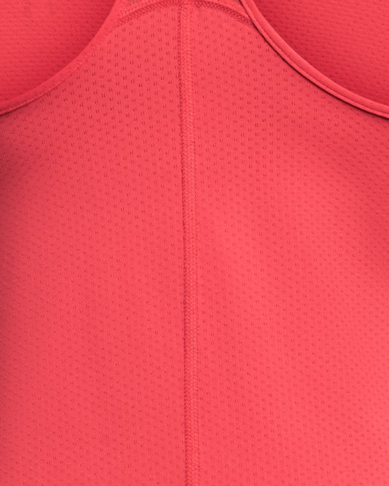 Camiseta sin mangas HeatGear® Armour para mujer, Red, pdpMainDesktop image number 4
