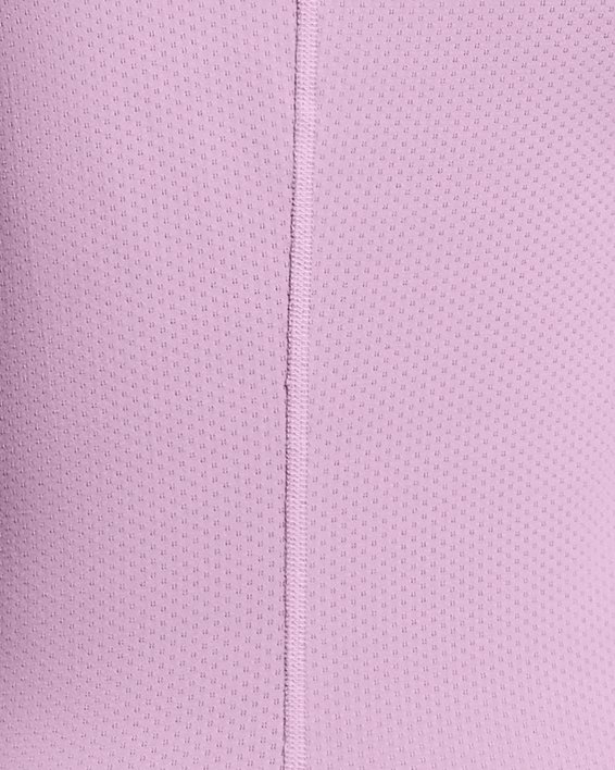 Women's HeatGear® Armour Short Sleeve in Purple image number 5