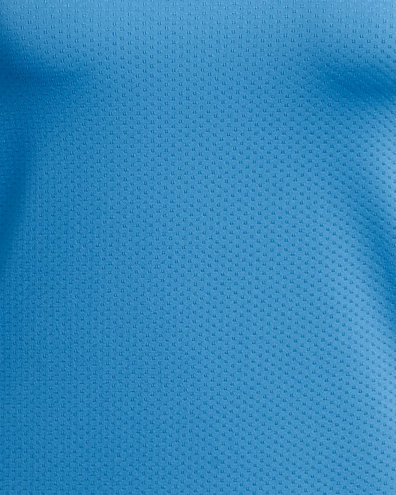 Women's HeatGear® Armour Short Sleeve in Blue image number 3