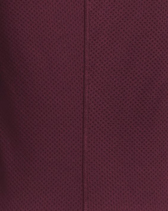 Women's HeatGear® Armour Short Sleeve, Maroon, pdpMainDesktop image number 5