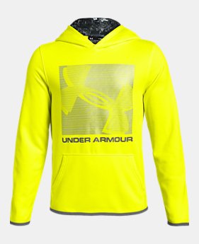 Boys' Armour Fleece® Logo Hoodie 3 Colors Available $40