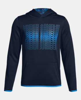New Arrival Boys' Armour Fleece® Branded Hoodie 2 Colors Available $50