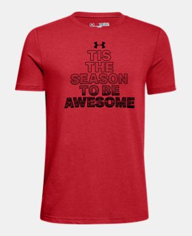 Boys' UA Be Awesome T-Shirt 1 Color Available $14.99