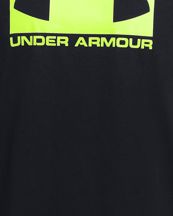 Men's UA Boxed Short Sleeve T-Shirt, Black, pdpMainDesktop image number 2