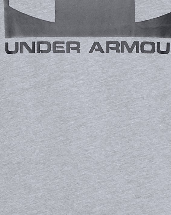 T-shirt voor heren UA Boxed Sportstyle met korte mouwen, Gray, pdpMainDesktop image number 4