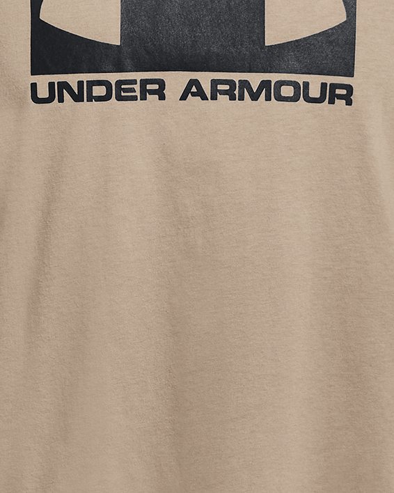 Men's UA Boxed Short Sleeve T-Shirt in Brown image number 5