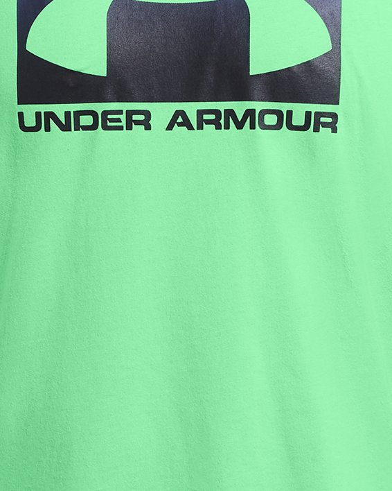 Men's UA Boxed Short Sleeve T-Shirt in Green image number 2