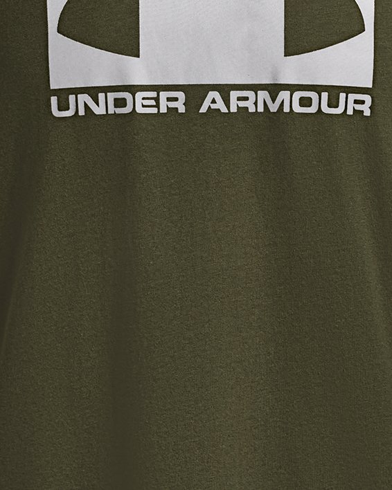 เสื้อยืดแขนสั้น UA Boxed Sportstyle สำหรับผู้ชาย in Green image number 4