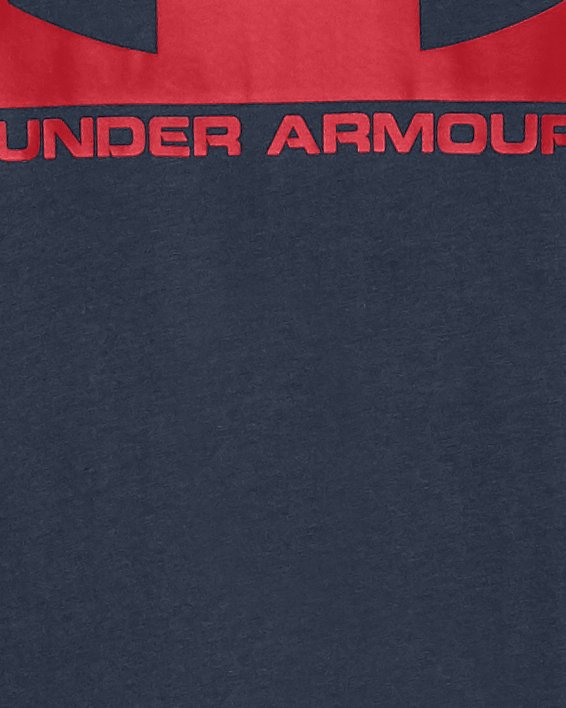 Men's UA Boxed Short Sleeve T-Shirt in Blue image number 4
