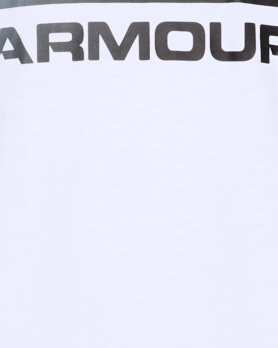 Herren UA Team Issue Oberteil mit Schriftzug, kurzärmlig, White, pdpMainDesktop image number 4
