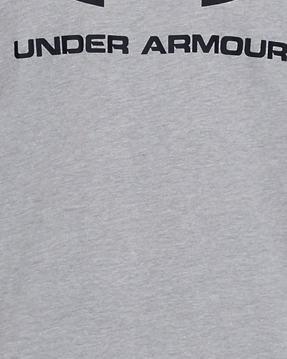 Men's UA Logo Short Sleeve in Gray image number 4