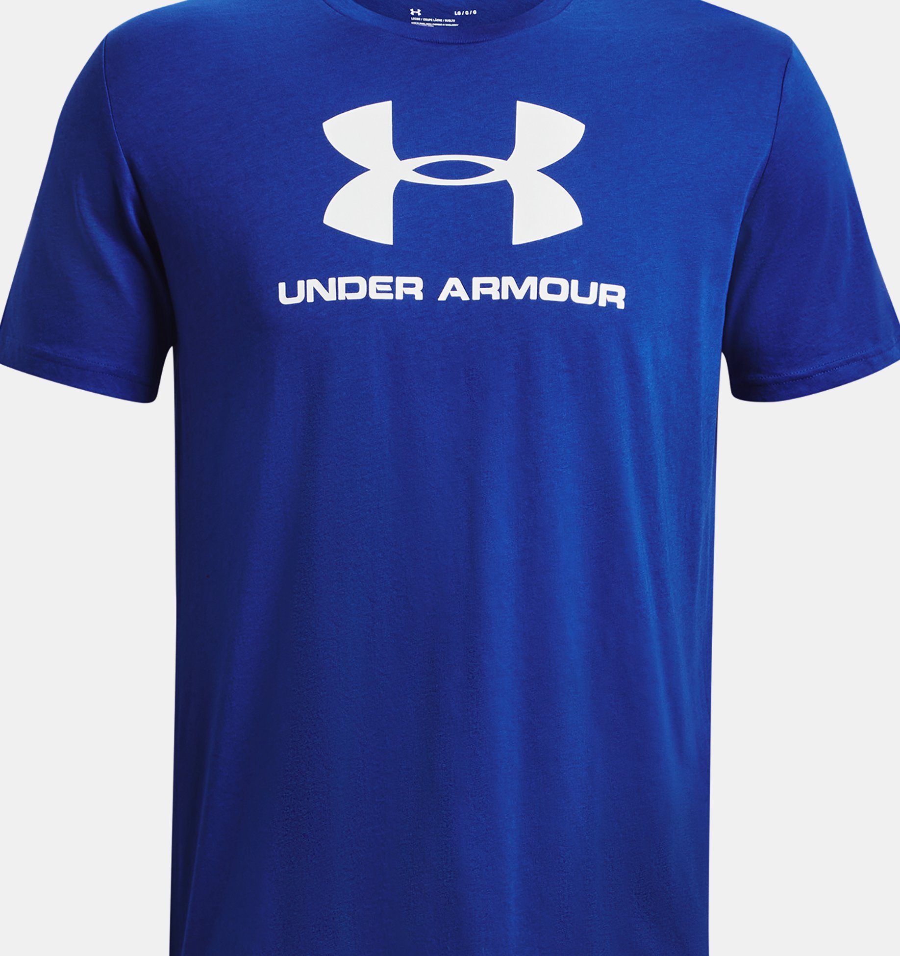 T-shirt Under Armour Sportstyle Logo - 755/Yellow Nectar/Concrete