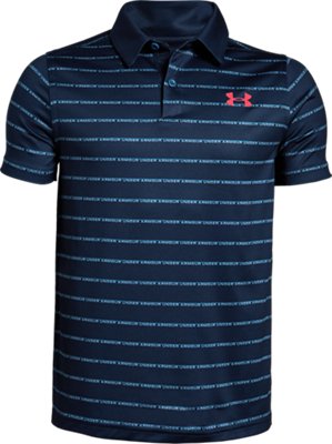 boys under armour polo shirts