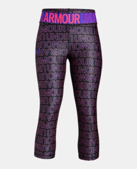 Girls' HeatGear® Armour Novelty Capri 5 Colors Available $35