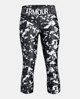 Girls' HeatGear® Armour Novelty Capri 5 Colors Available $35