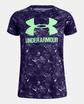 Girls' UA Big Logo Novelty T-Shirt 3 Colors Available $25