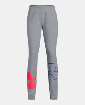 New Arrival Girls' UA Finale Leggings 2 Colors Available $35