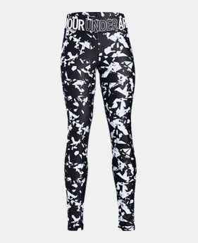 Girls' HeatGear® Armour Novelty Leggings 5 Colors Available $40