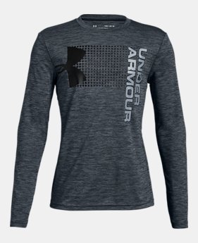 New Arrival Boys' UA Crossfade Long Sleeve 3 Colors Available $35