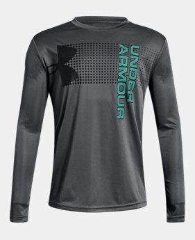 Boys' UA Crossfade Long Sleeve 2 Colors Available $25