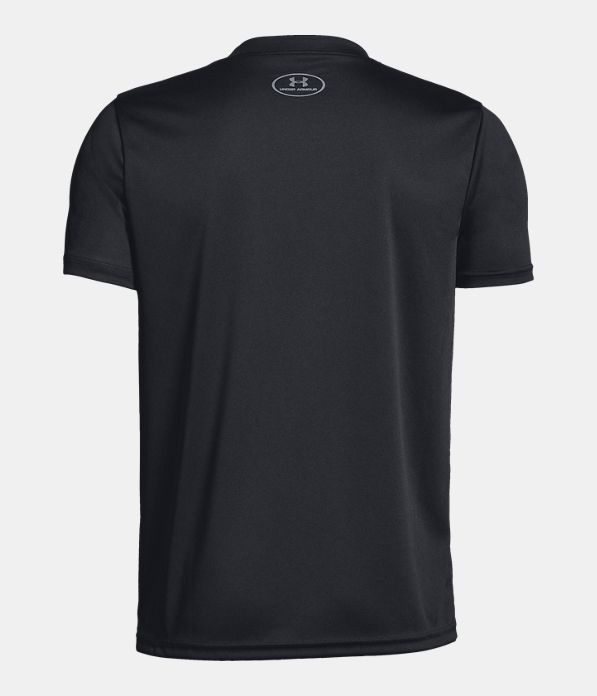 Boys' UA Tech™ Big Logo Solid T-Shirt, Black ,