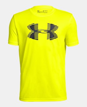 New Arrival Boys' UA Tech™ Big Logo Solid T-Shirt FREE U.S. SHIPPING 2 Colors Available $20