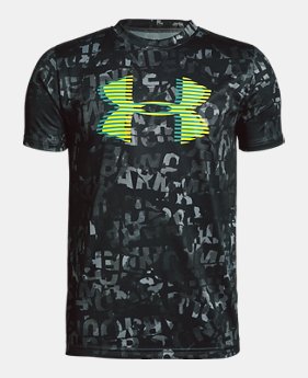 Boys' UA Tech™ Big Logo Printed T-Shirt 2 Colors Available $25