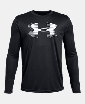 New Arrival Boys' UA Tech™ Big Logo Long Sleeve 3 Colors Available $30
