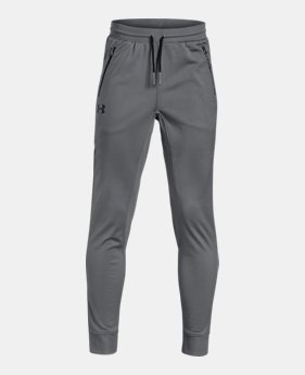 Boys' UA Pennant Tapered Pants 5 Colors Available $40