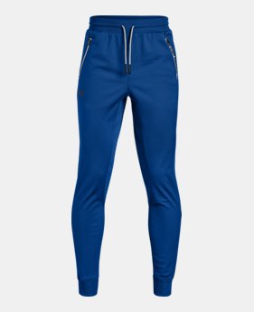 Boys' UA Pennant Tapered Pants 4 Colors Available $50