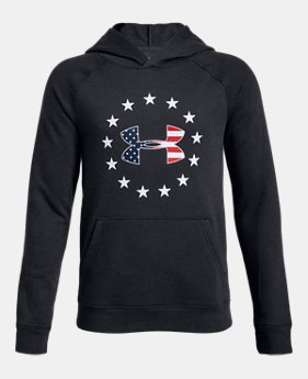 Boys' UA Freedom Logo Rival Hoodie 2 Colors Available $45