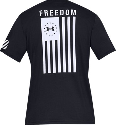 under armour baseball flag shirt