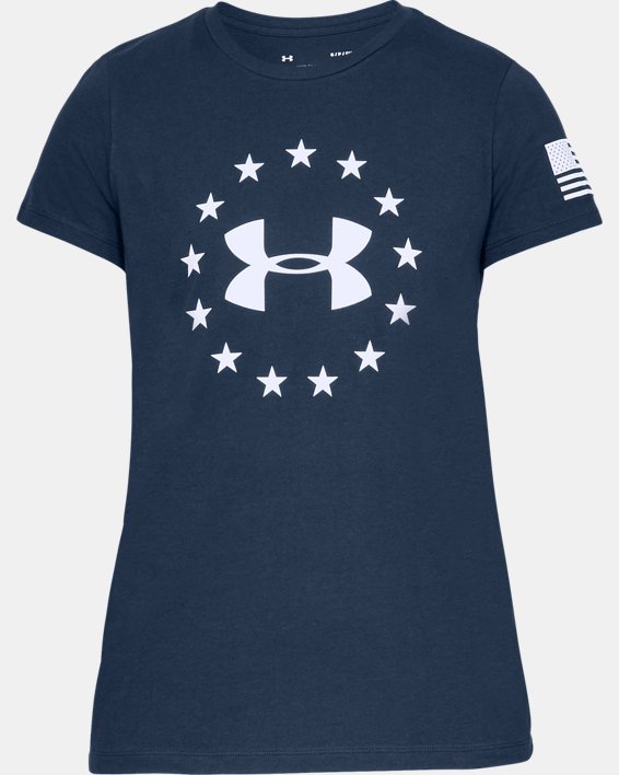 Under Armour Women's UA Freedom Logo T-Shirt. 4