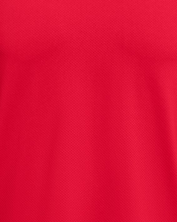 Men's UA Performance Polo Textured, Red, pdpMainDesktop image number 4