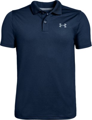 navy blue under armour polo