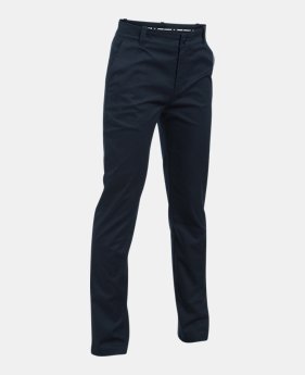 New Arrival Boys' UA Uniform Chino Slim Fit Pants 2 Colors Available $50