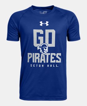 Boys' UA Tech™ Collegiate Short Sleeve 1 Color Available $21