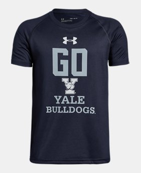 New Arrival Boys' UA Tech™ Collegiate Short Sleeve 17 Colors Available $30