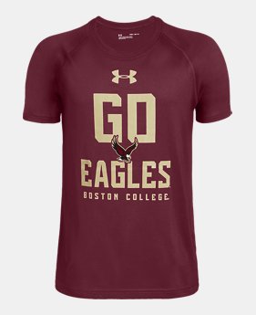 New Arrival Boys' UA Tech™ Collegiate Short Sleeve 3 Colors Available $30