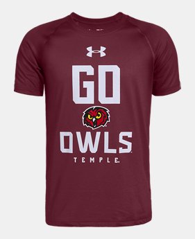 New Arrival Boys' UA Tech™ Collegiate Short Sleeve 2 Colors Available $30