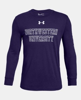 New Arrival Boys' UA Cotton Collegiate Long Sleeve Shirt 1 Color Available $28