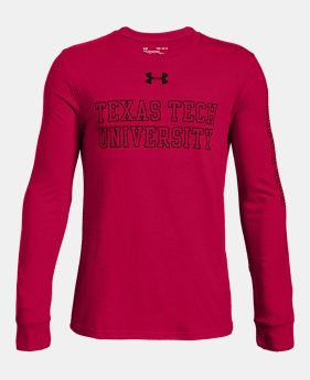 New Arrival Boys' UA Cotton Collegiate Long Sleeve Shirt 1 Color Available $28
