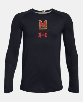 New Arrival Boys' UA MK-1 Collegiate Long Sleeve Shirt 1 Color Available $36