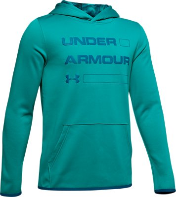  Boys' Armour Fleece® Wordmark Hoodie  10  Colors Available $24.99 to $30.99
