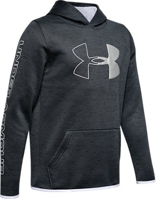 under armour hoodie black kids