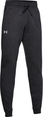 dark gray under armour sweatpants