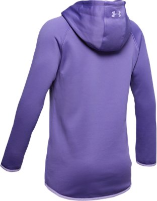 girls purple under armour hoodie