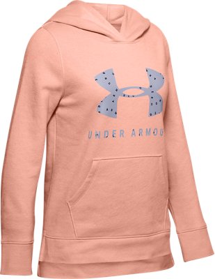 under armour hoodie orange kids