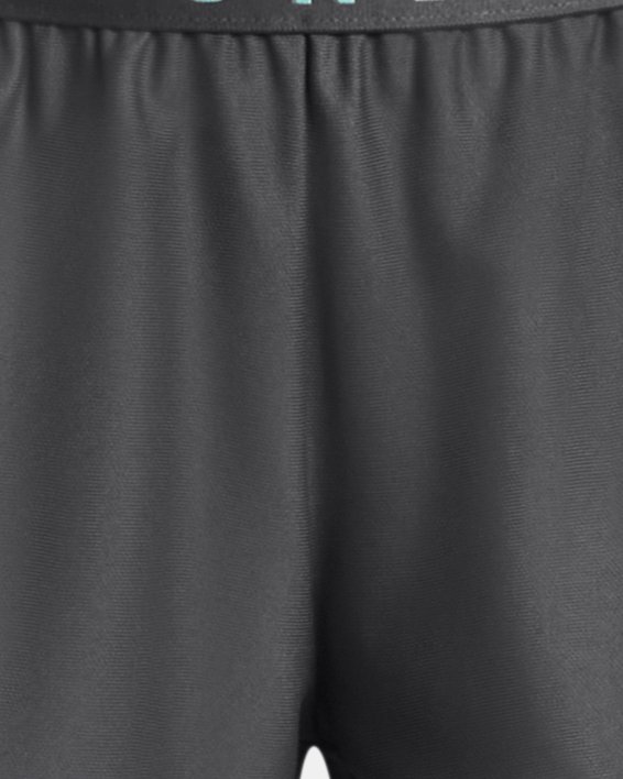 Women's UA Play Up 3.0 Shorts, Gray, pdpMainDesktop image number 4