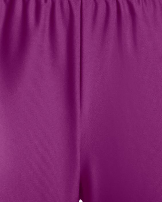 Women's UA Play Up 3.0 Shorts, Purple, pdpMainDesktop image number 4